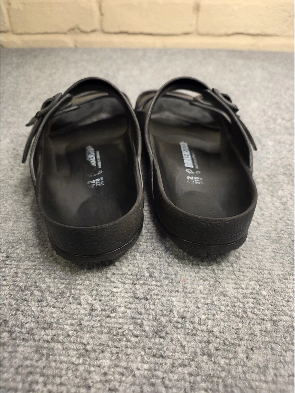 Birkenstock Arizona EVA Black Sandals Regular Fit Men US 9 Women US 11 EU 42